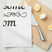 世界の最も素晴らしいお母さん キッチンタオル (四つ折り)