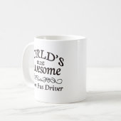 世界の最も素晴らしいスクールバスの運転者 コーヒーマグカップ (正面左)