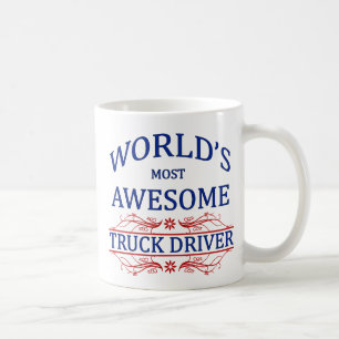 世界の最も素晴らしいトラックの運転手 コーヒーマグカップ