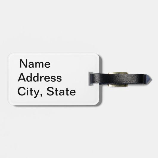 世界の最も素晴らしいドン ラゲッジタグ (裏面横)