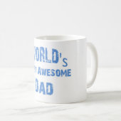 世界の最も素晴らしいパパのマグ コーヒーマグカップ (正面右)