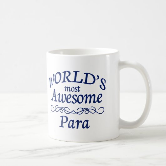 世界の最も素晴らしいパラグラフ コーヒーマグカップ (右)