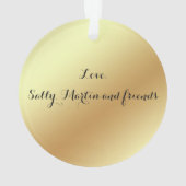 世界の最も素晴らしいボスのギフトのオーナメント オーナメント (裏面)