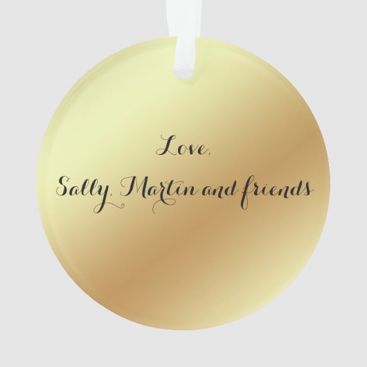 世界の最も素晴らしいボスのギフトのオーナメント オーナメント (裏面)