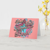 世界の最も素晴らしいボス カード (黄色い花)