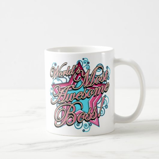 世界の最も素晴らしいボス コーヒーマグカップ (右)