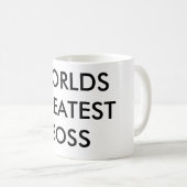 世界の最も素晴らしいボス コーヒーマグカップ (正面右)