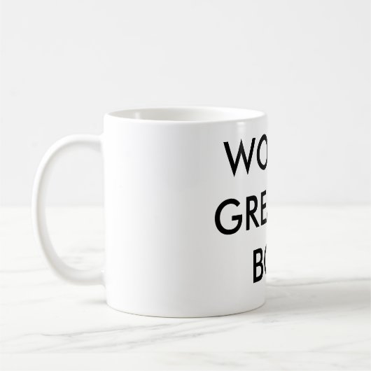 世界の最も素晴らしいボス コーヒーマグカップ (左)