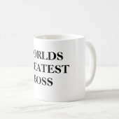 世界の最も素晴らしいボス コーヒーマグカップ (正面右)