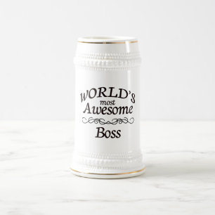 世界の最も素晴らしいボス ビールジョッキ