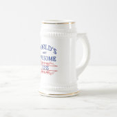 世界の最も素晴らしいボス ビールジョッキ (正面右)