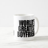 世界の最も素晴らしいボーイフレンドのマグ コーヒーマグカップ (正面右)