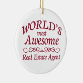 世界の最も素晴らしい不動産業者 セラミックオーナメント (右)