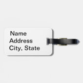 世界の最も素晴らしい会計士 ラゲッジタグ (裏面横)