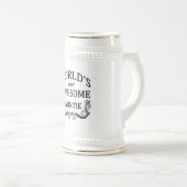 世界の最も素晴らしい伯母さん ビールジョッキ (正面右)