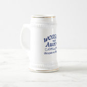 世界の最も素晴らしい作業療法士 ビールジョッキ (正面左)