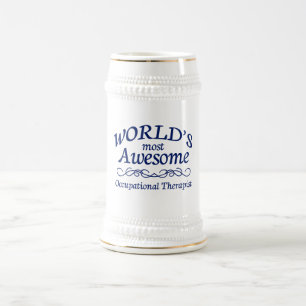世界の最も素晴らしい作業療法士 ビールジョッキ