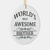 世界の最も素晴らしい兄弟 セラミックオーナメント (右)