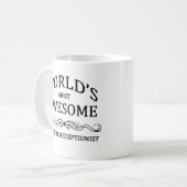 世界の最も素晴らしい医学の受付係 コーヒーマグカップ (正面左)