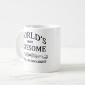 世界の最も素晴らしい医学の科学技術者 コーヒーマグカップ (正面左)