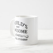世界の最も素晴らしい医学生 コーヒーマグカップ (正面左)