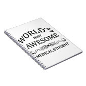 世界の最も素晴らしい医学生 ノートブック (右側)