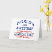 世界の最も素晴らしい外科技術 カード (黄色い花)