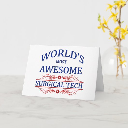 世界の最も素晴らしい外科技術 カード (黄色い花)