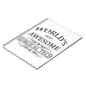 世界の最も素晴らしい外科技術 ノートブック (左側)