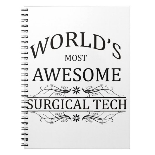 世界の最も素晴らしい外科技術 ノートブック (正面)
