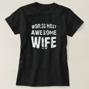 世界の最も素晴らしい妻 Tシャツ