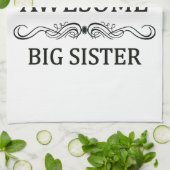 世界の最も素晴らしい姉 キッチンタオル (折り畳み)