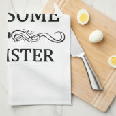 世界の最も素晴らしい姉 キッチンタオル (四つ折り)