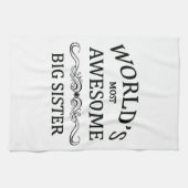 世界の最も素晴らしい姉 キッチンタオル (横)