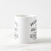 世界の最も素晴らしい学校のナース コーヒーマグカップ (中央)