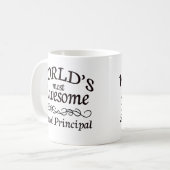 世界の最も素晴らしい学校長 コーヒーマグカップ (正面左)