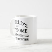 世界の最も素晴らしい孫娘 コーヒーマグカップ (正面左)