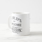 世界の最も素晴らしい孫 コーヒーマグカップ (正面左)