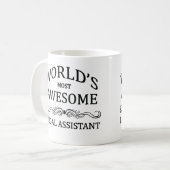 世界の最も素晴らしい弁護士の助手 コーヒーマグカップ (正面左)