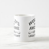 世界の最も素晴らしい弁護士の助手 コーヒーマグカップ (中央)