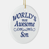 世界の最も素晴らしい息子 セラミックオーナメント (右)