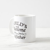 世界の最も素晴らしい教父 コーヒーマグカップ (正面左)