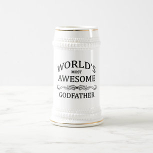 世界の最も素晴らしい教父 ビールジョッキ