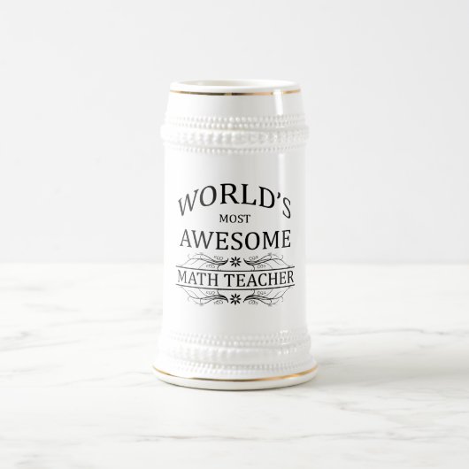 世界の最も素晴らしい数学の教師 ビールジョッキ (中央)