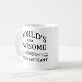 世界の最も素晴らしい歯科助手 コーヒーマグカップ (正面左)