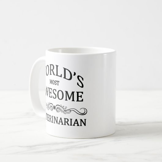 世界の最も素晴らしい獣医 コーヒーマグカップ (正面左)