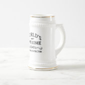 世界の最も素晴らしい看護のインストラクター ビールジョッキ (正面右)