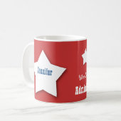 世界の最も素晴らしい管理スタッフB080 コーヒーマグカップ (正面左)