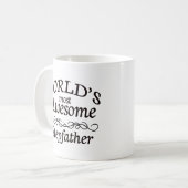 世界の最も素晴らしい継父 コーヒーマグカップ (正面左)