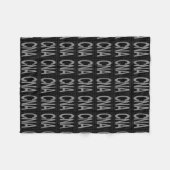 世界の最も素晴らしい缶 フリースブランケット (正面(横))